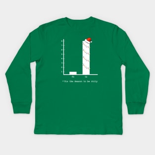 Christmas Carol Bar Graph - Fun Math Kids Long Sleeve T-Shirt